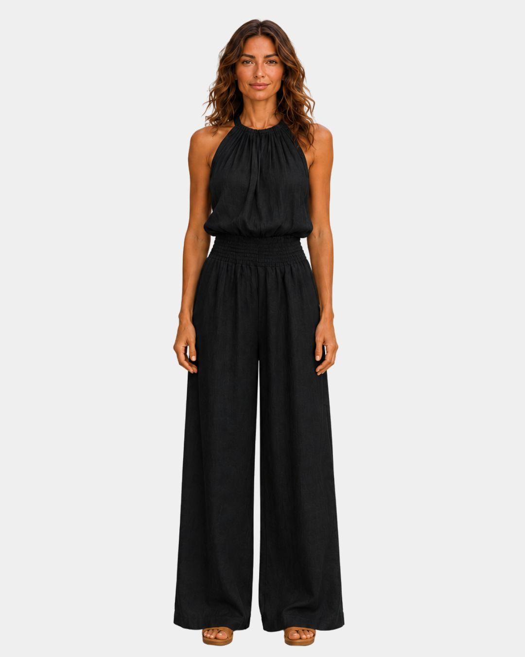 Ghisleine | Elegant Jumpsuit with Halter Neck