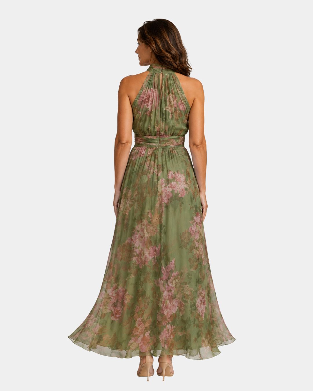 Maïa | Elegant Long Floral Dress