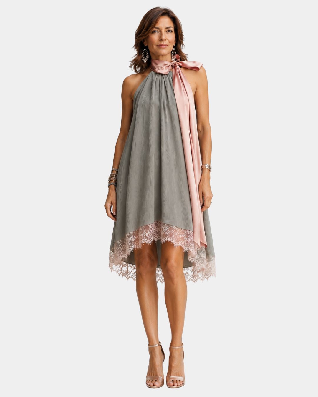 Arsinoe | Dress with Elegant Knot