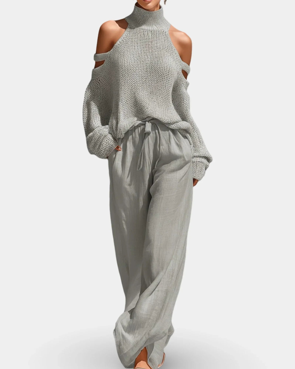 Camile | Trendy Knit Set and Pants