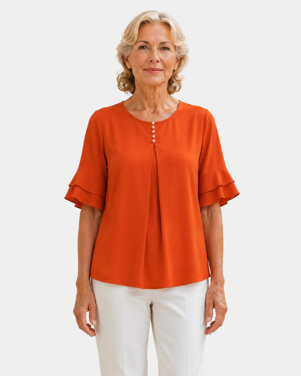 Hadelinde | Elegant Button-Up Blouse