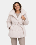 Alixène | Women's Quilted Jacket with Waist Belt