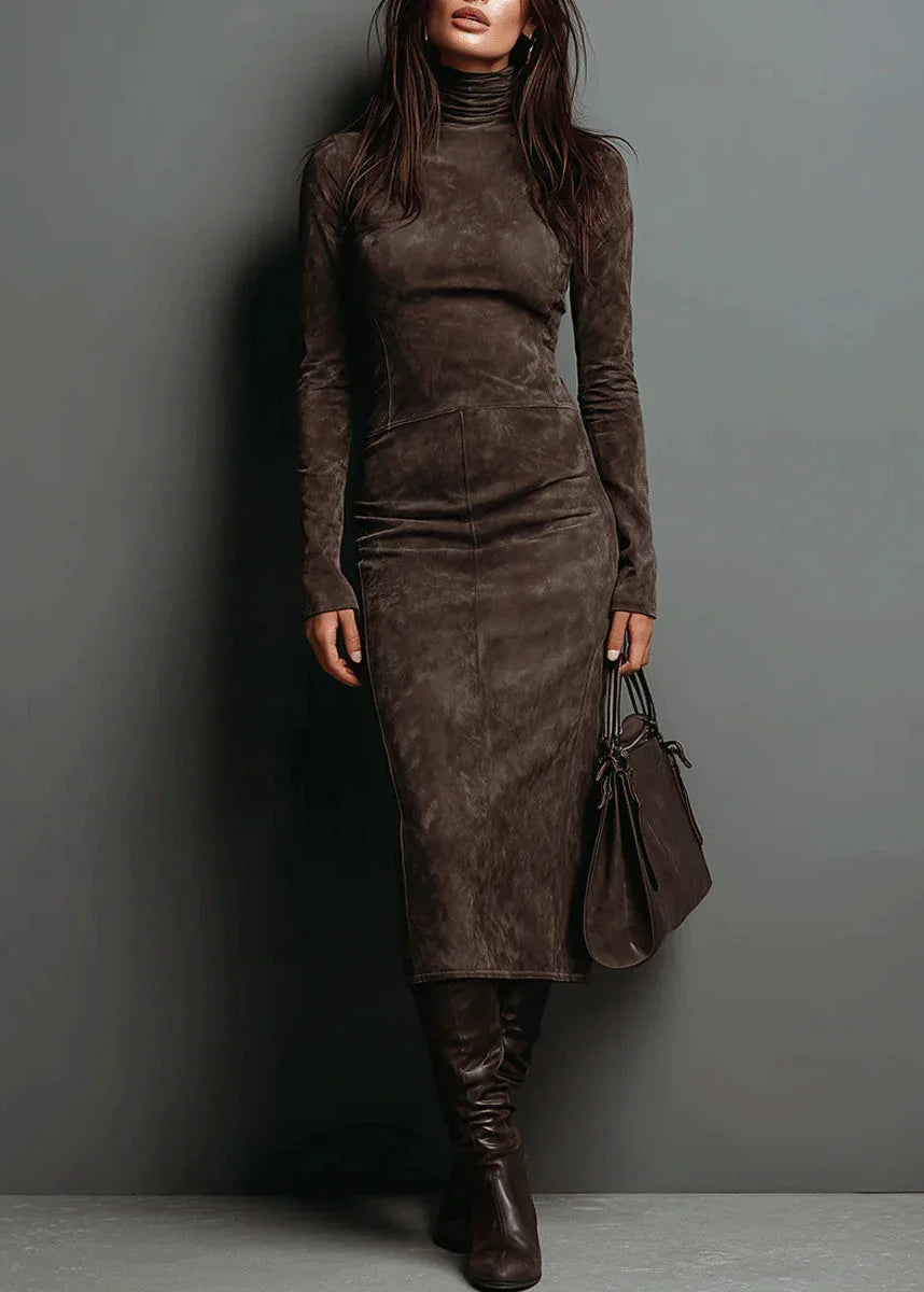 Sara | Midi Velvet Dress