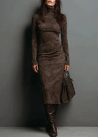 Sara | Midi Velvet Dress
