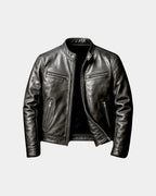 Bastien | Vintage Leather Effect Jacket