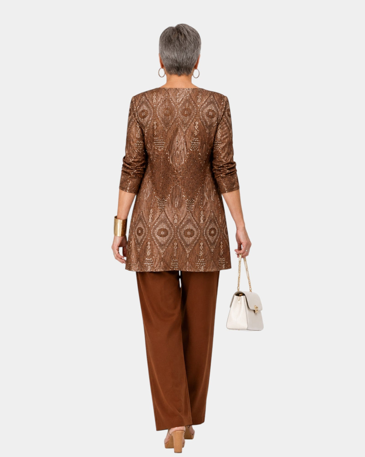 Clara | Warm Brown Three-Piece Set