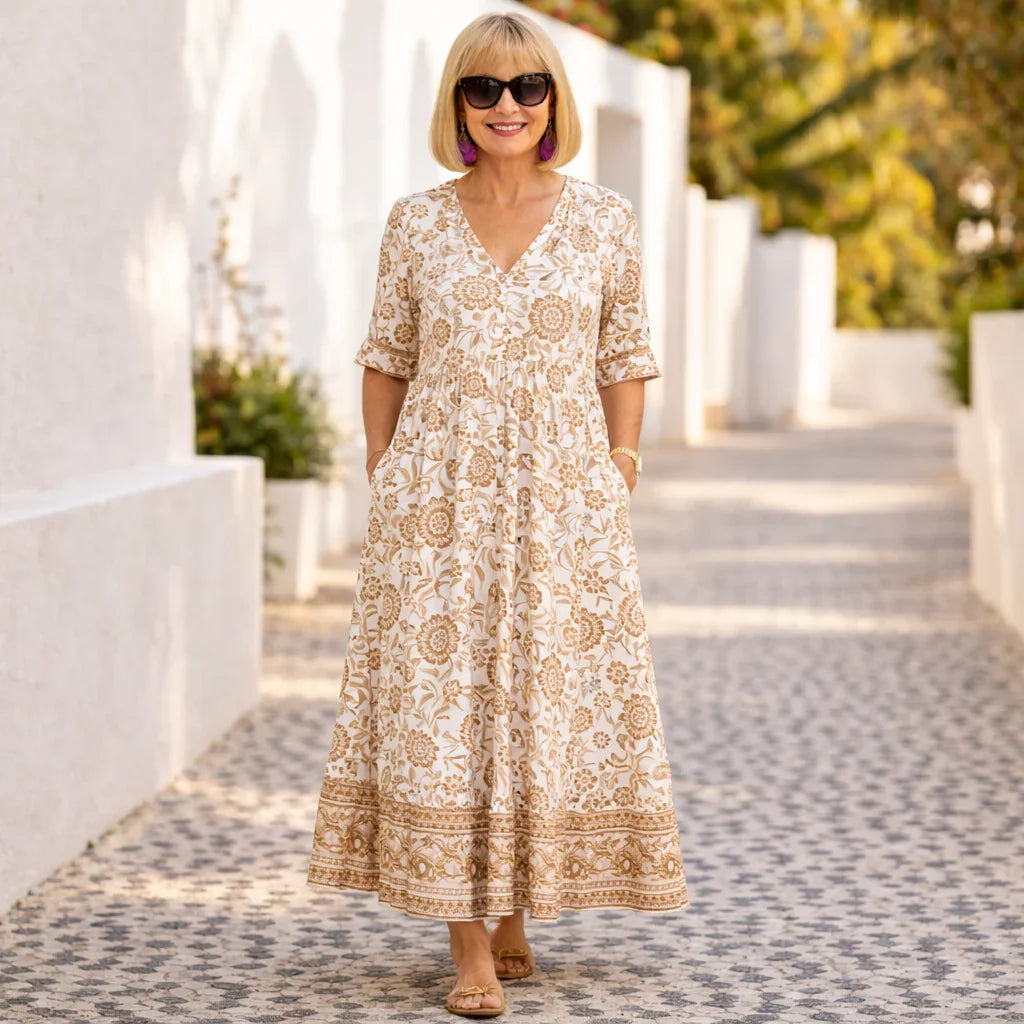 Elly | Elegant Floral Dress with a Breezy Vibe