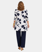 Annette | Navy Floral Three-Piece Set