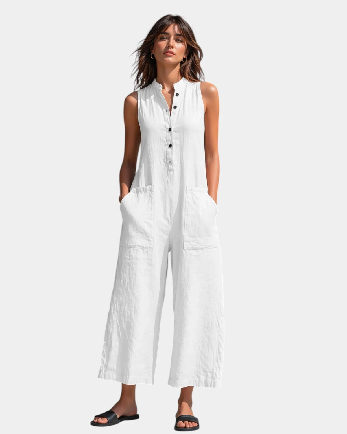 Nine | Elegant Sleeveless Jumpsuit