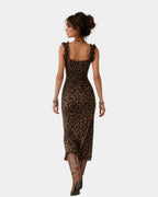 Charlise | Leopard Midi Dress