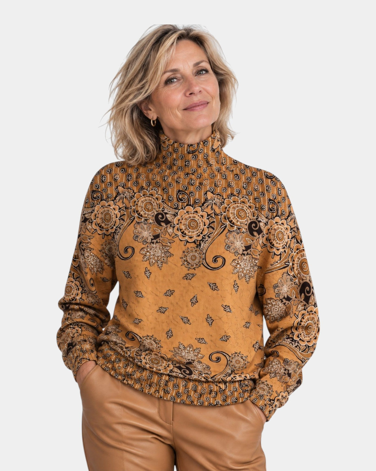 Ottavia | Paisley Turtleneck