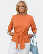 Souad | Elegant Knot Top