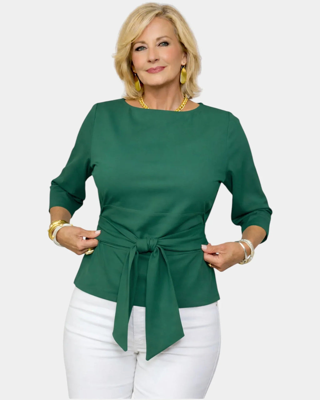 Souad | Elegant Knot Top