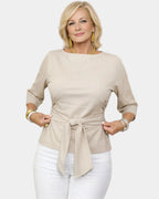 Souad | Elegant Knot Top