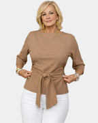 Souad | Elegant Knot Top