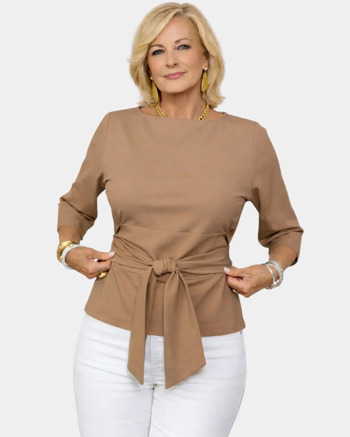 Souad | Elegant Knot Top