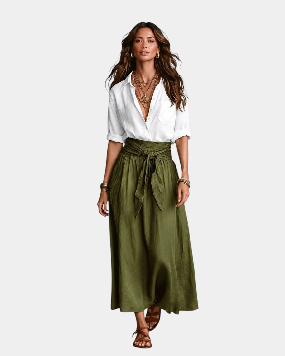 Danaé | Midi Skirt + Free Shirt
