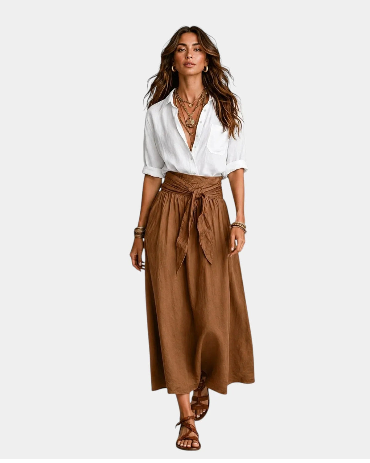 Danika | Midi skirt + complimentary shirt