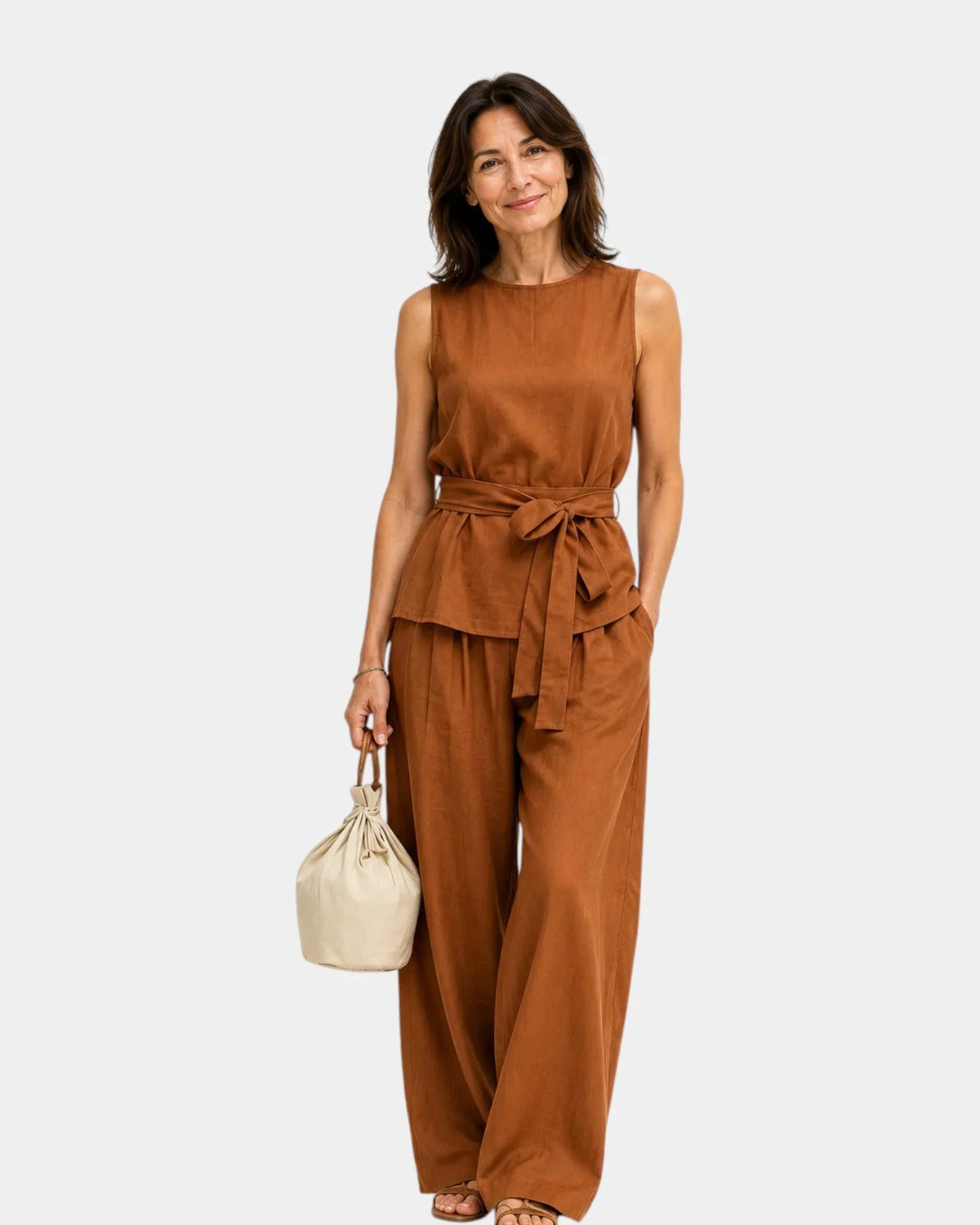 Iseultine | Two-Piece Set with Sleeveless Top and Pants