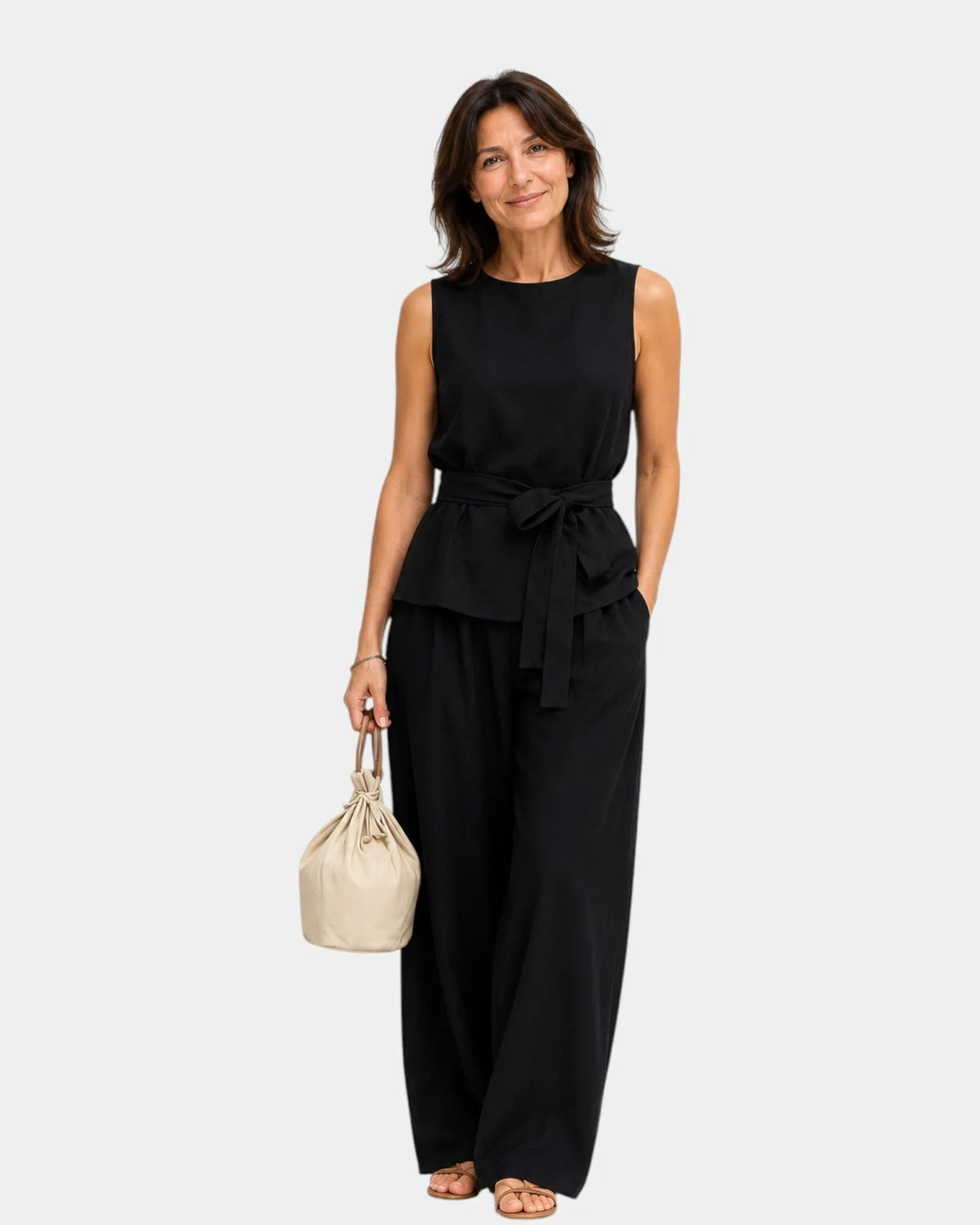 Iseultine | Two-Piece Set with Sleeveless Top and Pants