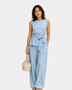 Iseultine | Two-Piece Set with Sleeveless Top and Pants