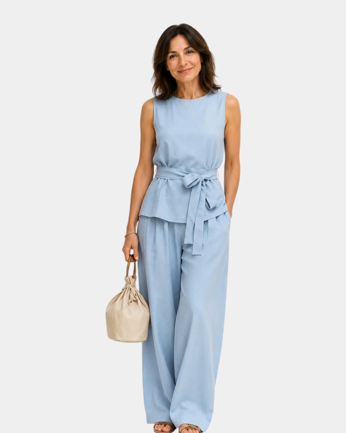 Iseultine | Two-Piece Set with Sleeveless Top and Pants