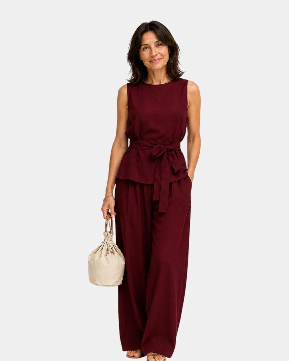Iseultine | Two-Piece Set with Sleeveless Top and Pants