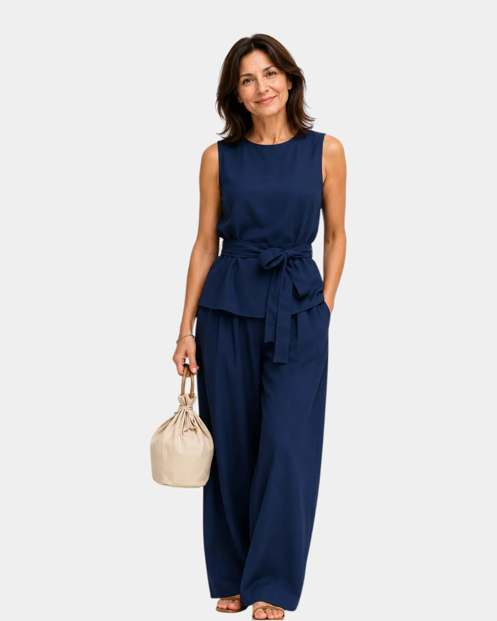 Iseultine | Two-Piece Set with Sleeveless Top and Pants