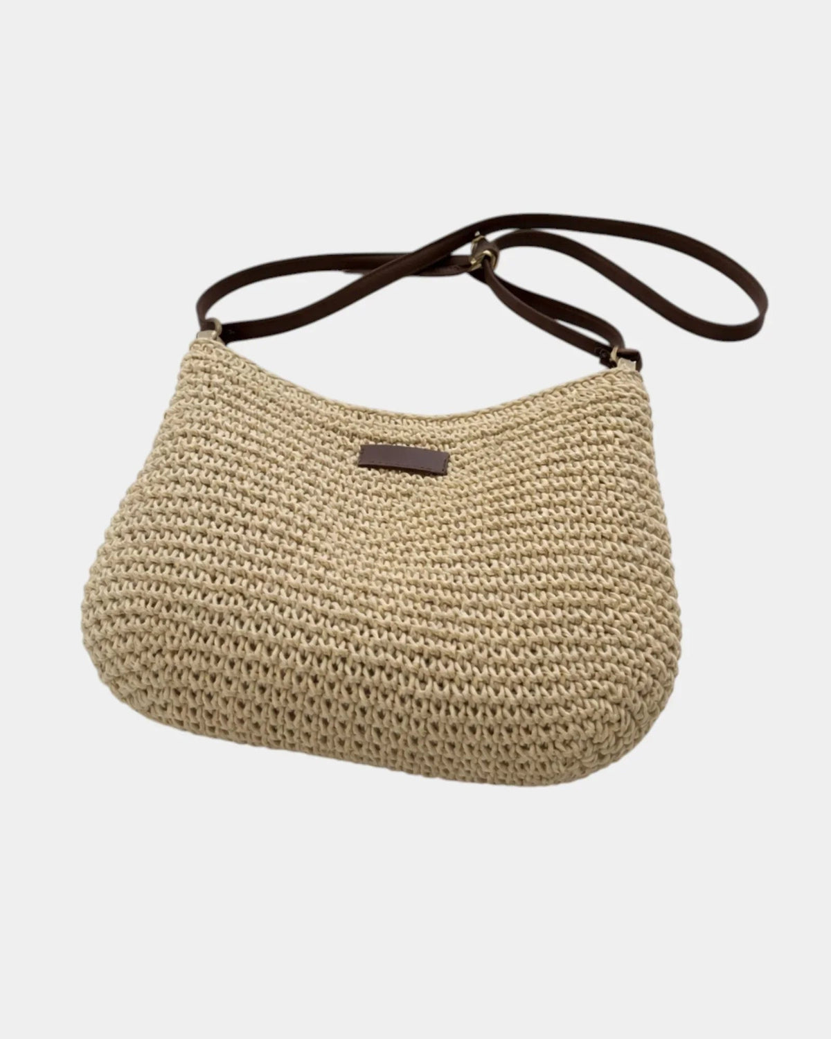 Fabiola | Straw Effect Shoulder Bag