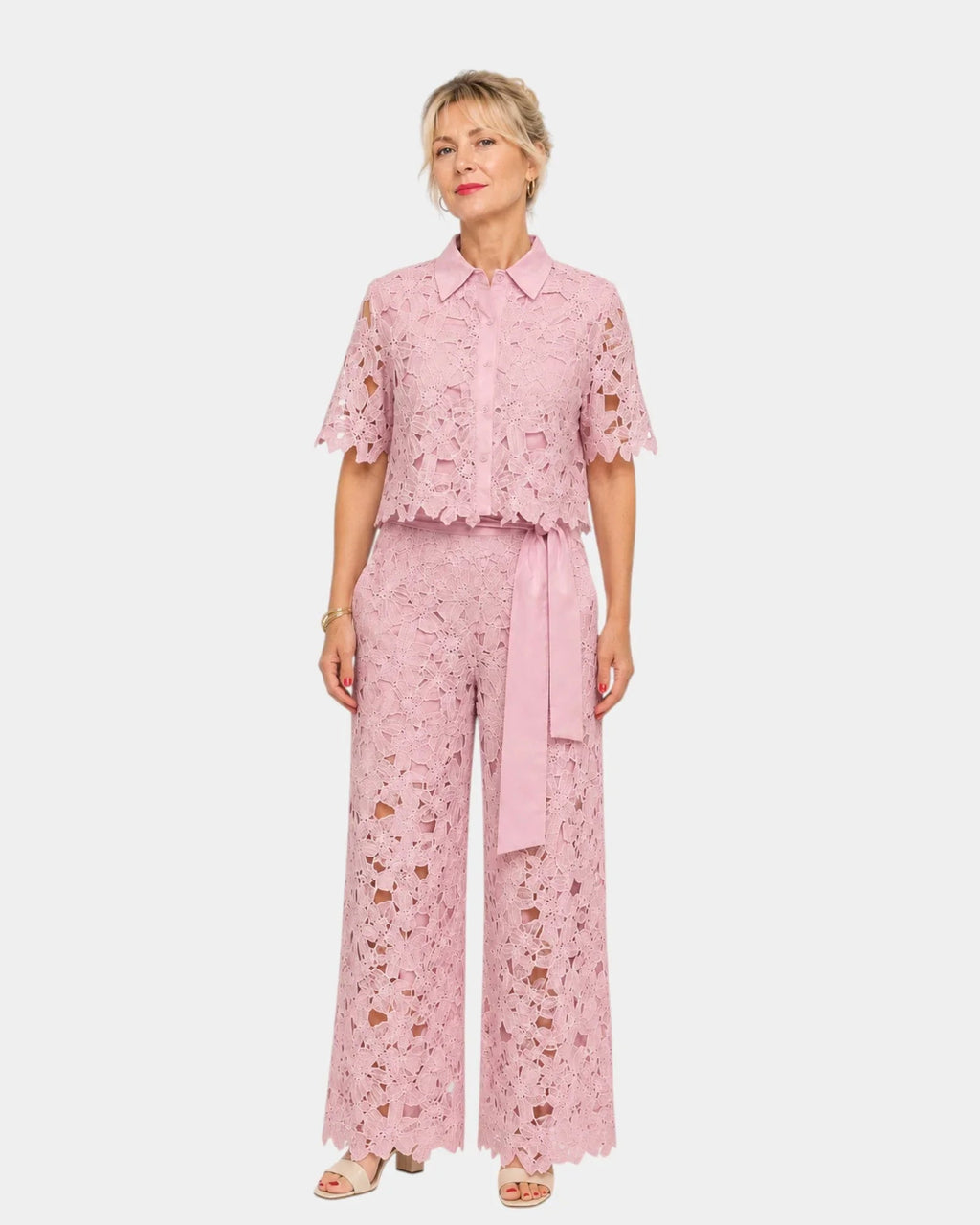 Aélis | Embroidered Lace Set