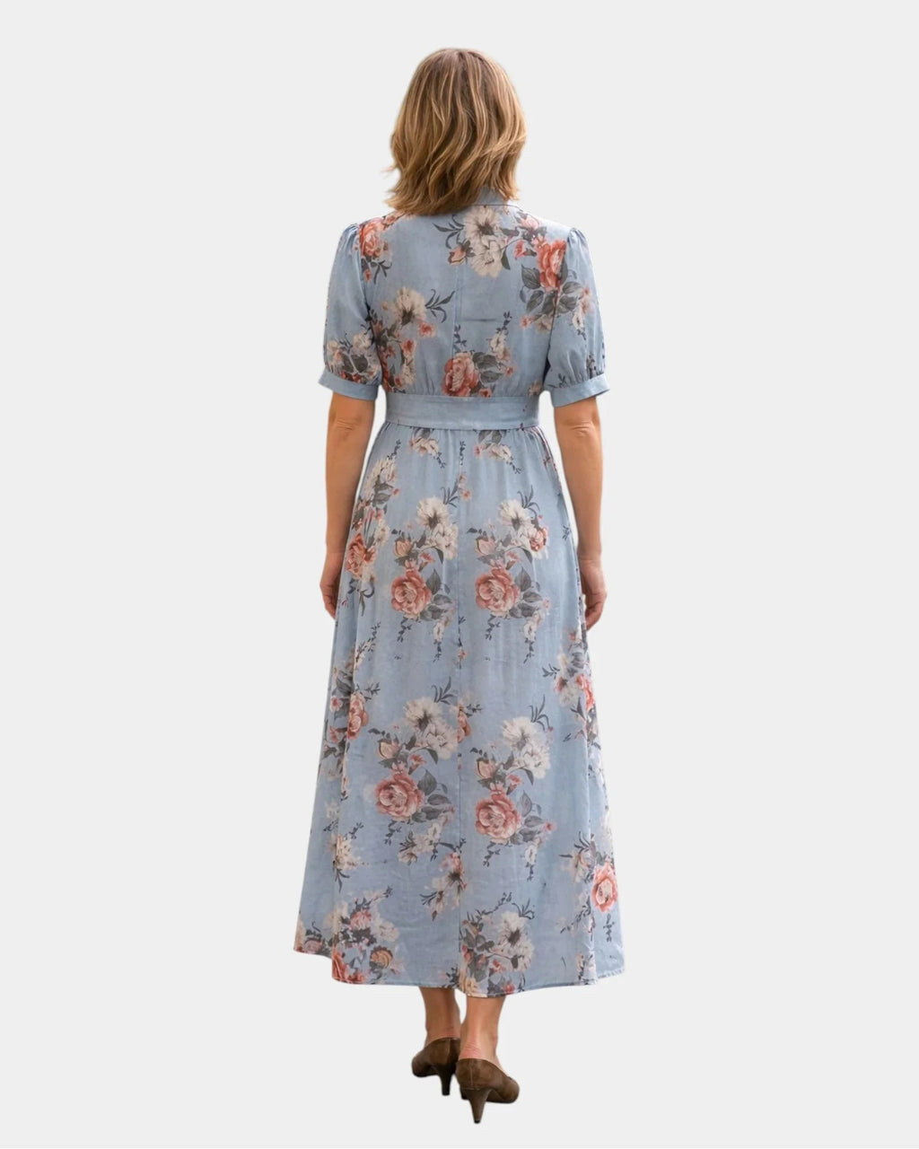 Rosette | Floral Maxi Dress with V-Neck