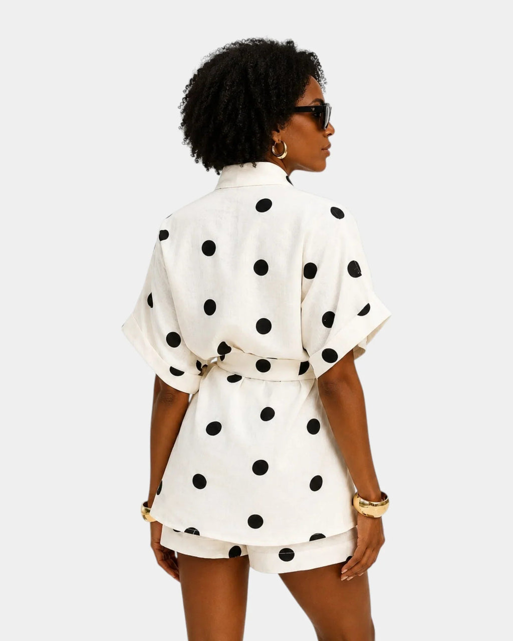 Josseline | Summer Set Blouse and Polka Dot Shorts