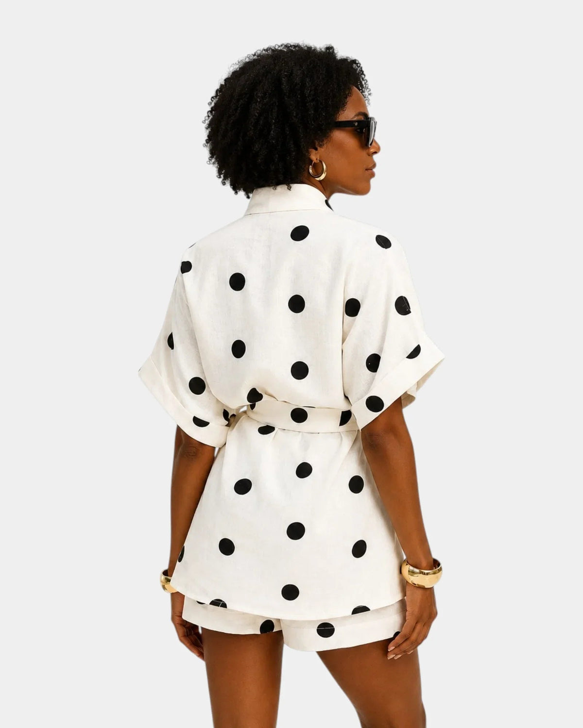 Josseline | Summer Set Blouse and Polka Dot Shorts