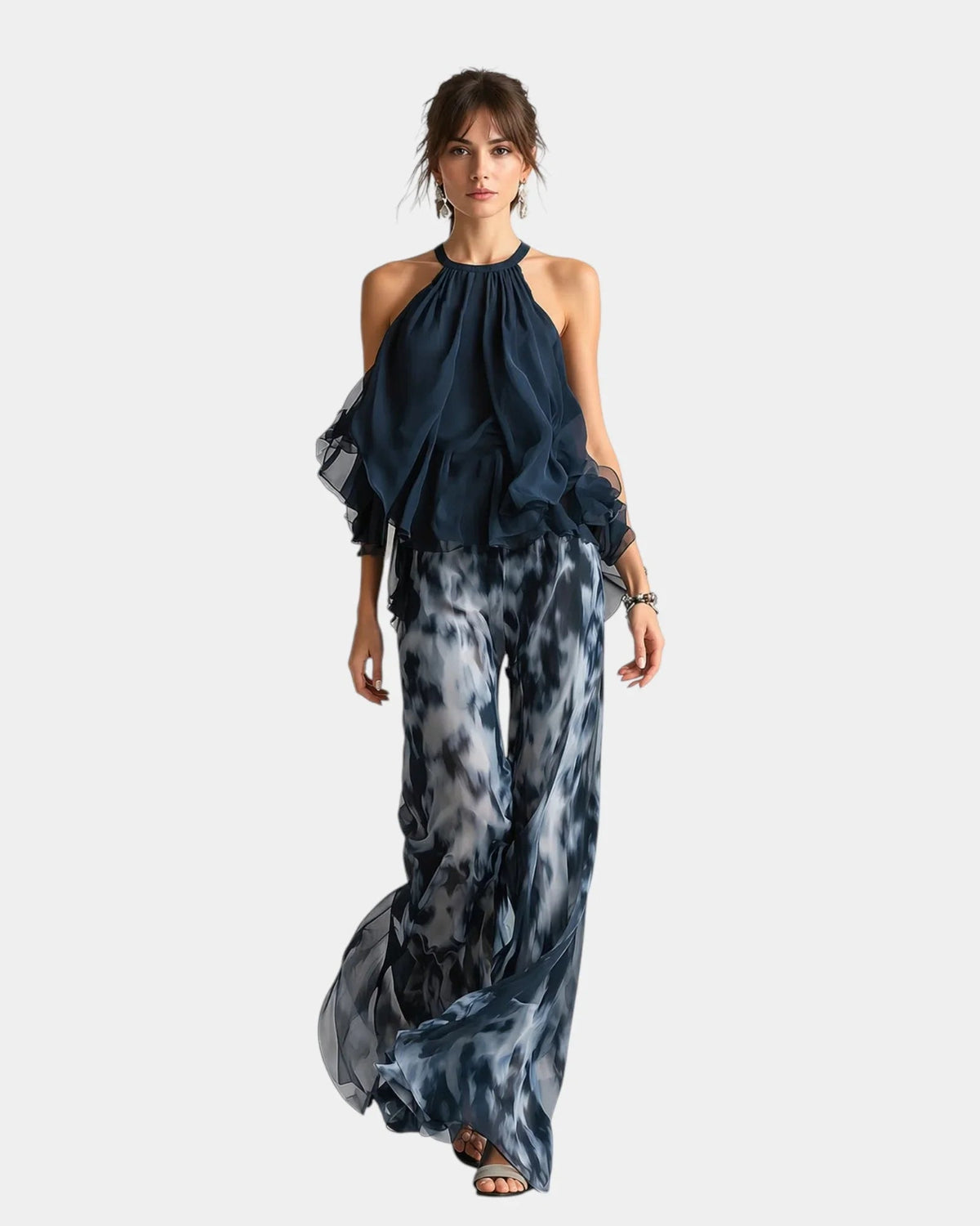 Magali | Elegant Set with Pants and Blouse