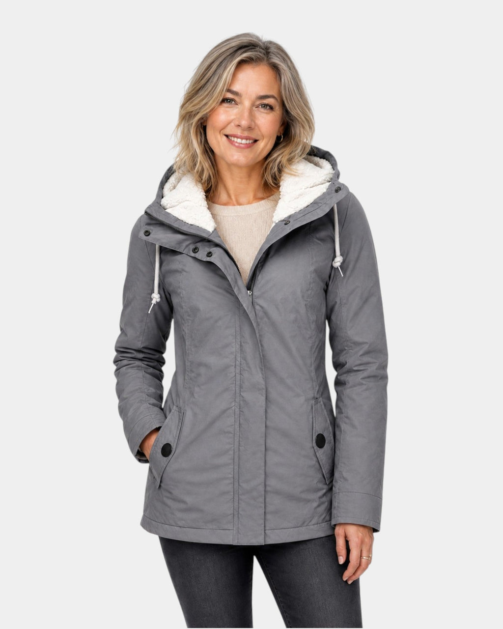 Maréline | Waterproof Rain Jacket with Hood for Women