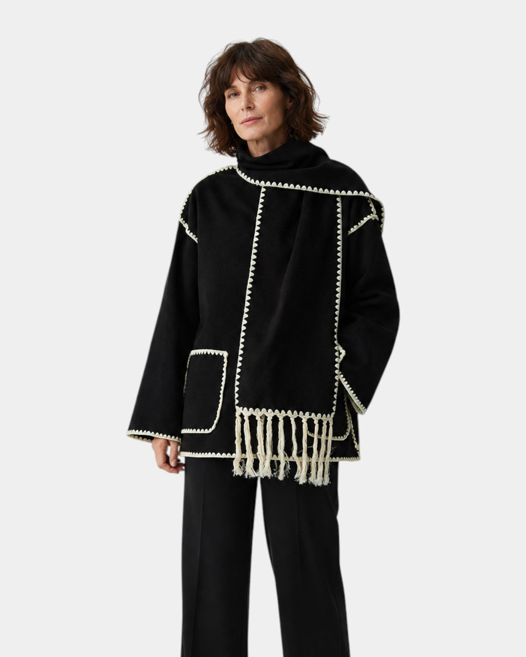 Livéanne | Tailored jacket with matching scarf