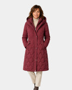 Briseida | Long down coat with hood