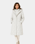 Briseida | Long down coat with hood