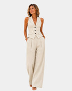 Clarine | Pants and Vest Set