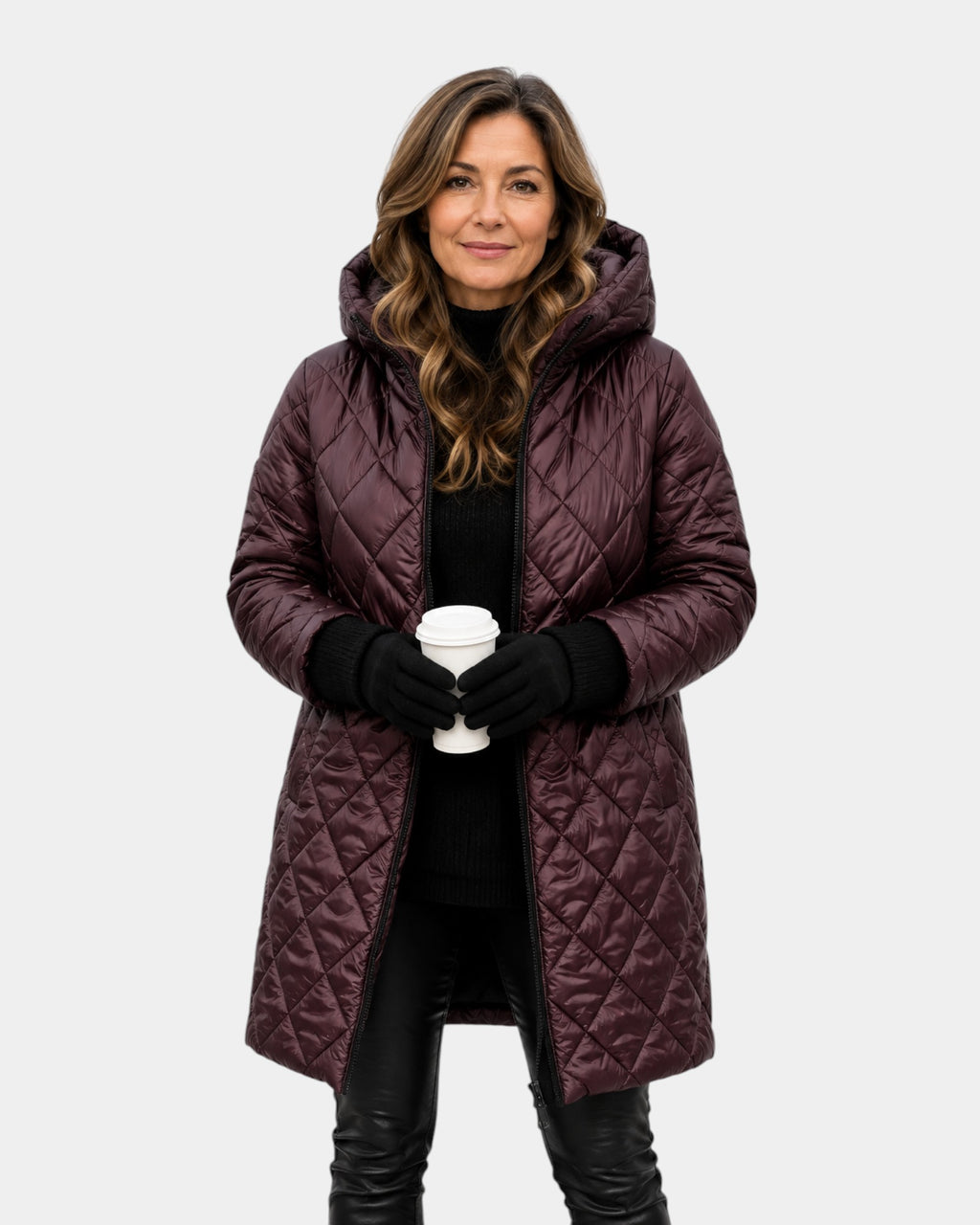 Naélys | Quilted Winter Coat with Hood