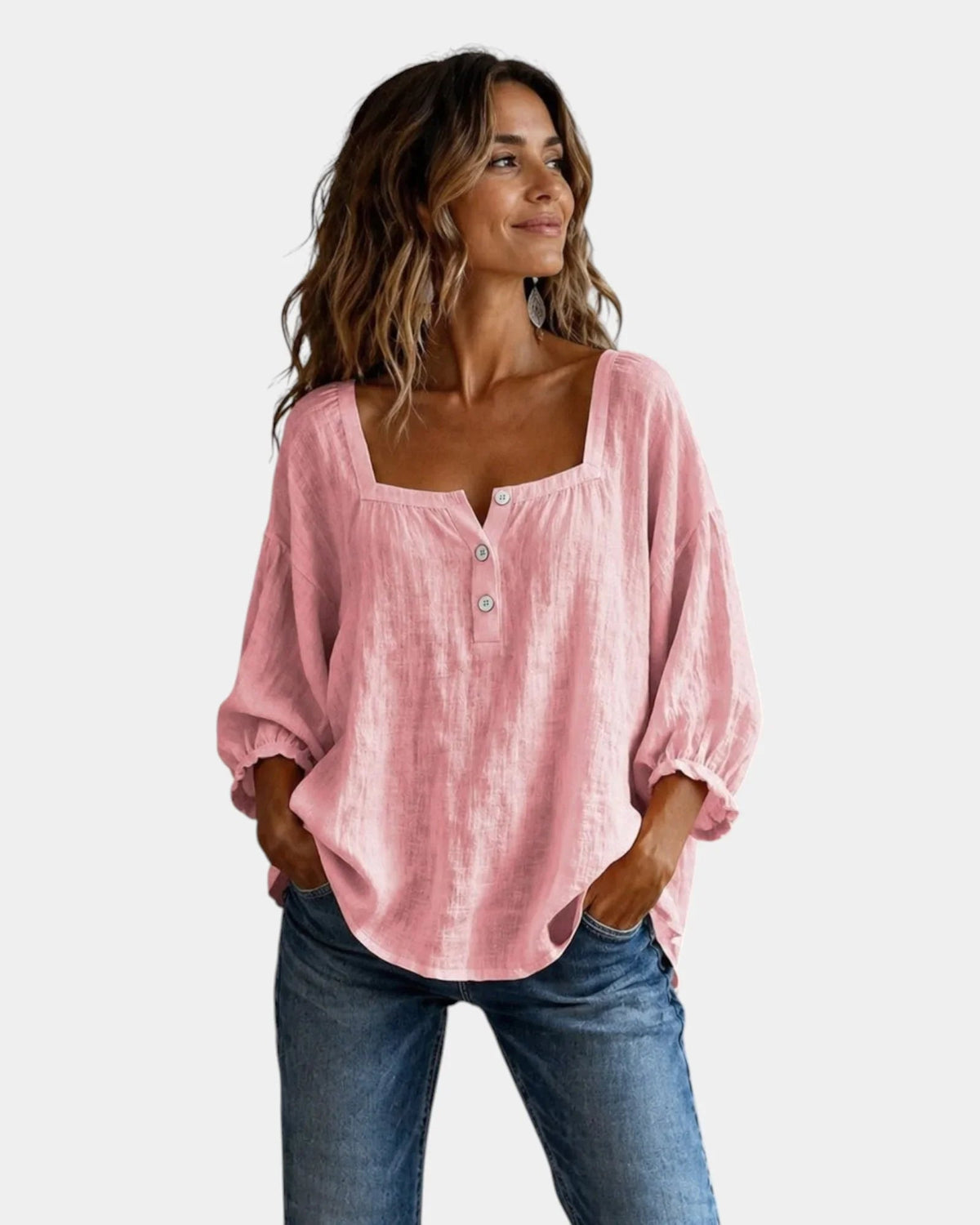 Mounia | Lightweight Long Sleeve Blouse