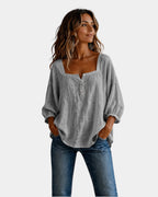 Mounia | Lightweight Long Sleeve Blouse