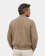 Adrian | Premium Suede Bomber Jacket