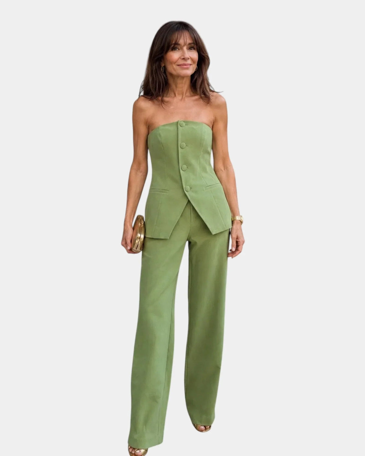 Eda | Set with top and wide-leg pants