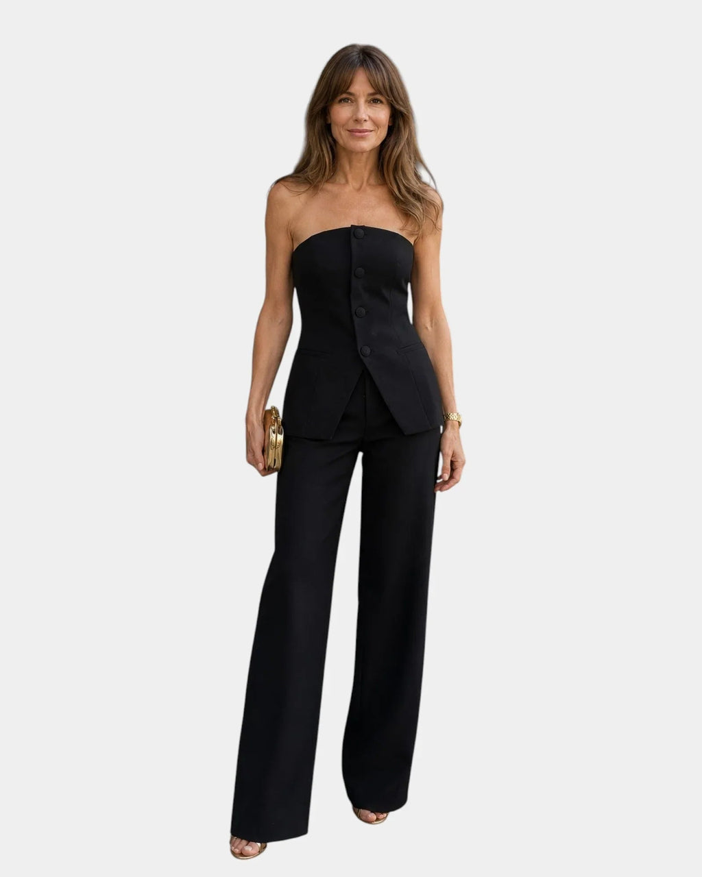 Eda | Set with top and wide-leg pants
