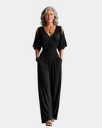 Reine | Elegant Off-Shoulder Jumpsuit