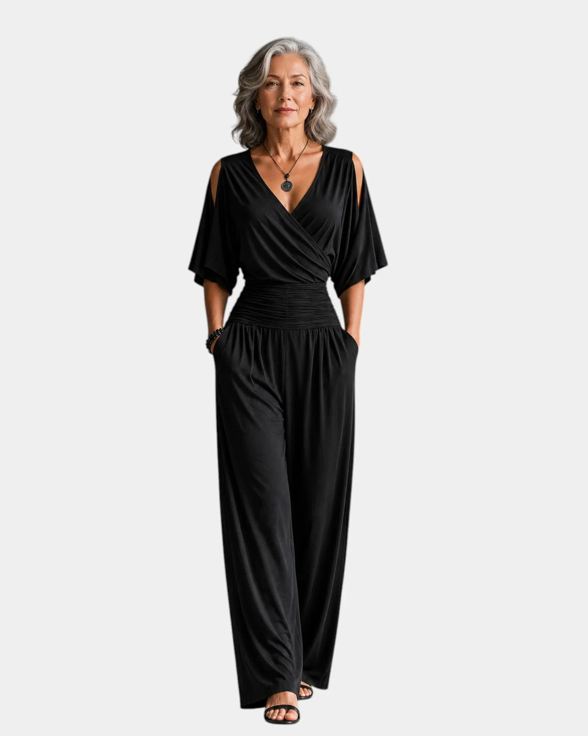 Reine | Elegant Off-Shoulder Jumpsuit