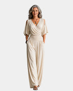 Reine | Elegant Off-Shoulder Jumpsuit