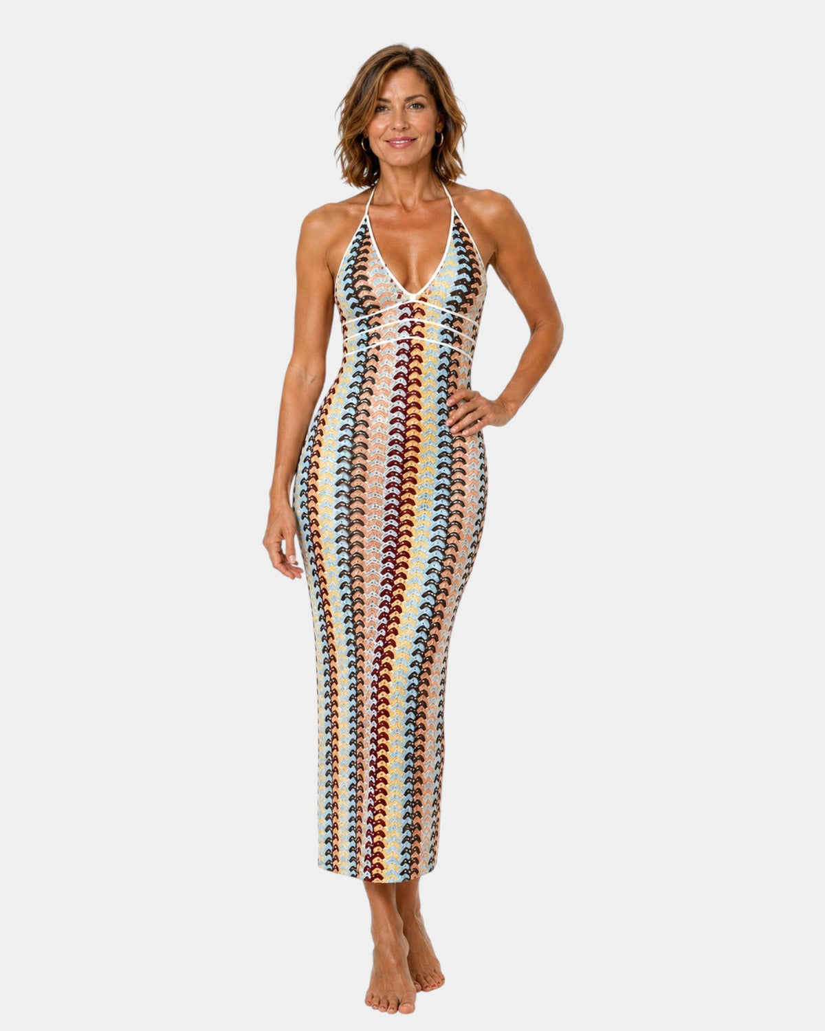 Bonnevie | Mesh Beach Dress