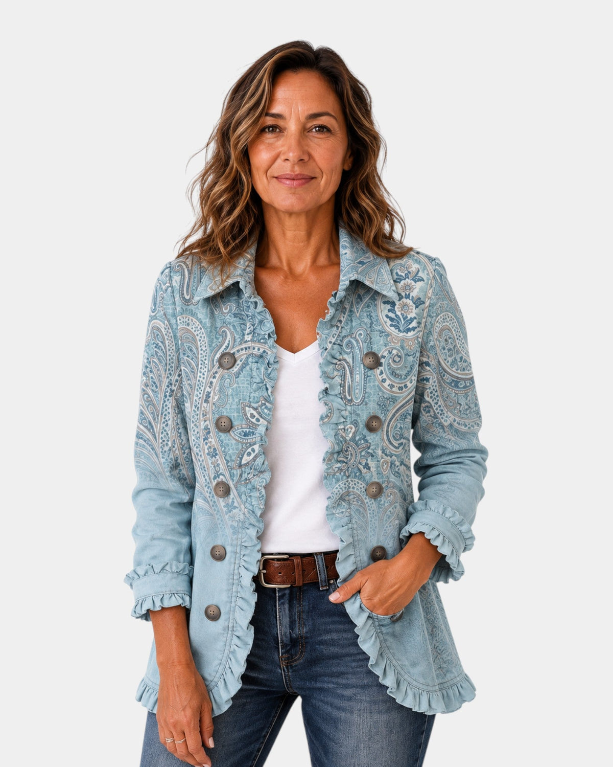 Remedios | Vintage Jacket with Ruffles